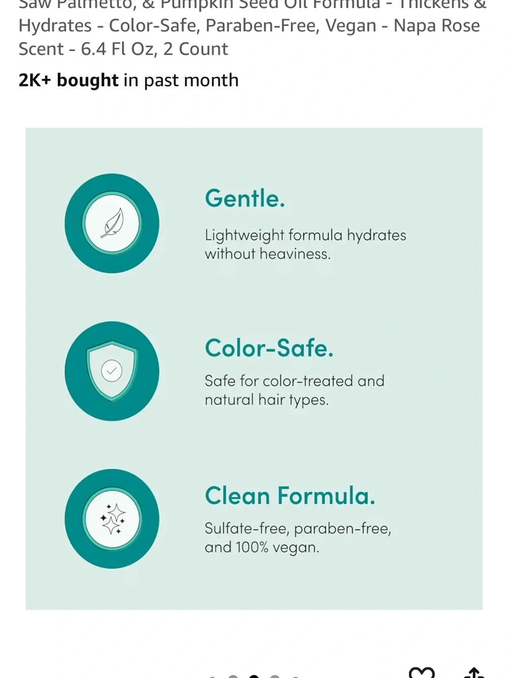 hers Triple Threat Shampoo — Sage Green
